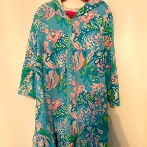 Girls Lilly Pulitzer Cooke Cover-Up size Large 8-10